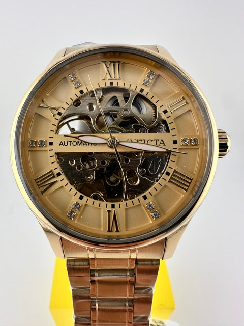 69115 - Invicta Objet D Art Automatic Men's Watch w/ Skeleton Dial - 40mm, Gold (69115) #6