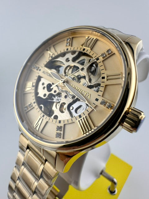 69115 - Invicta Objet D Art Automatic Men's Watch w/ Skeleton Dial - 40mm, Gold (69115) #6