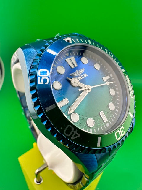 50966 - Invicta Pro Diver Men 43mm Stainless Steel Blue Blue+Green+Gradient dial PC21 Quartz #14