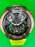 50777 - Invicta Specialty Men 46mm Stainless Steel Burgundy Black dial PC21AF Quartz #3