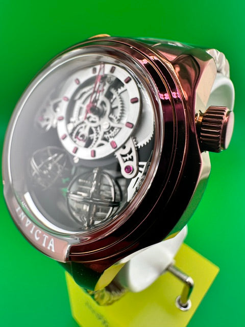 50777 - Invicta Specialty Men 46mm Stainless Steel Burgundy Black dial PC21AF Quartz #3