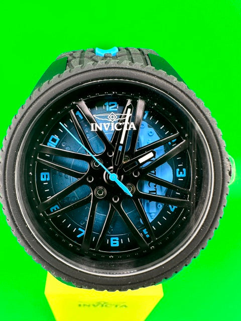 50755 - Invicta Invicta Racing Men 46mm Stainless Steel Black Black+Blue+Gradient dial PC21AF Quartz #22