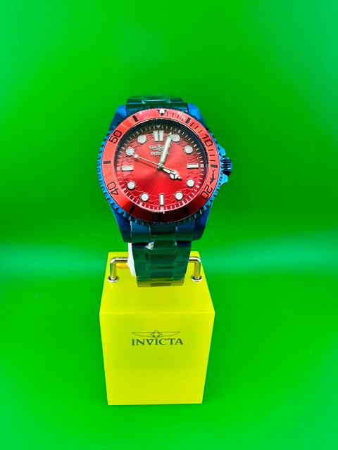 50965 - Invicta Pro Diver Men 43mm Stainless Steel Blue Red+Gradient dial PC21 Quartz #18