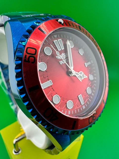 50965 - Invicta Pro Diver Men 43mm Stainless Steel Blue Red+Gradient dial PC21 Quartz #18
