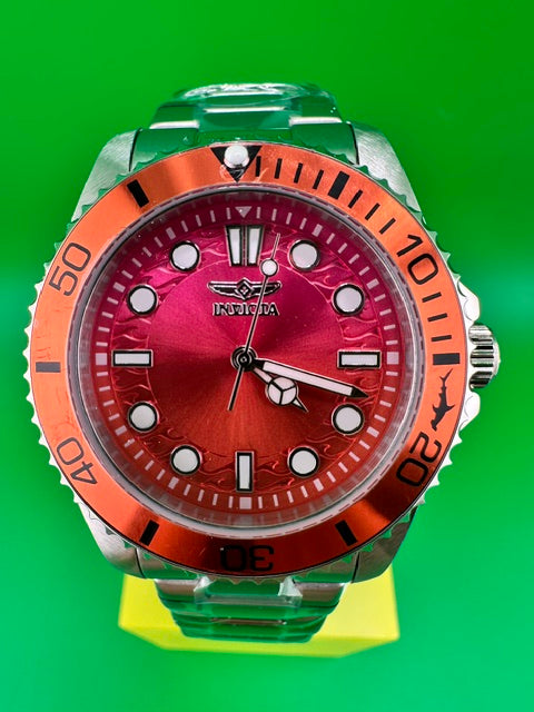 50949 - INVICTA Pro Diver Lady 34mm Stainless Steel Steel Orange+Red+Gradient dial PC21 Quartz #1