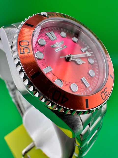 50949 - INVICTA Pro Diver Lady 34mm Stainless Steel Steel Orange+Red+Gradient dial PC21 Quartz #1