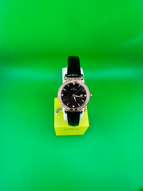 70310 - Invicta Celestial  Lady 33.2mm Rose Gold Tone Case Black Metal Dial Black Band VJ12B Quartz #4