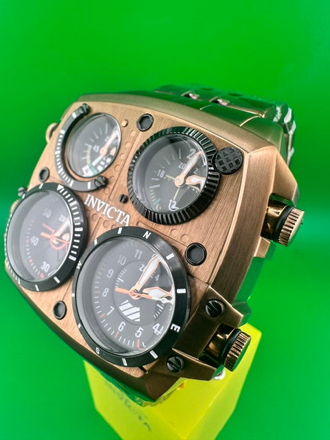 50659- Invicta Aviator Zulu Time Men's Watch - 50mm. Brown (50659)