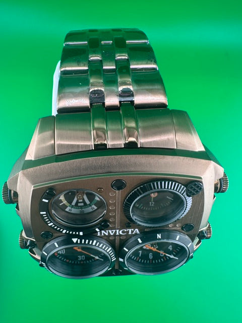 50659- Invicta Aviator Zulu Time Men's Watch - 50mm. Brown (50659)
