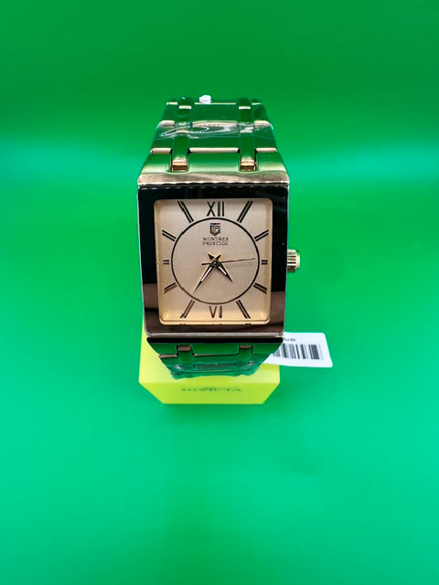 MPW-0251 Montres Prestige Gold Tone Men's Watch