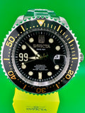 51308-96/99 - Invicta JT Nerovia Automatic Men's Watch - 47mm, Steel Tone Case Black Metal Dial Steel Band NH35A #10