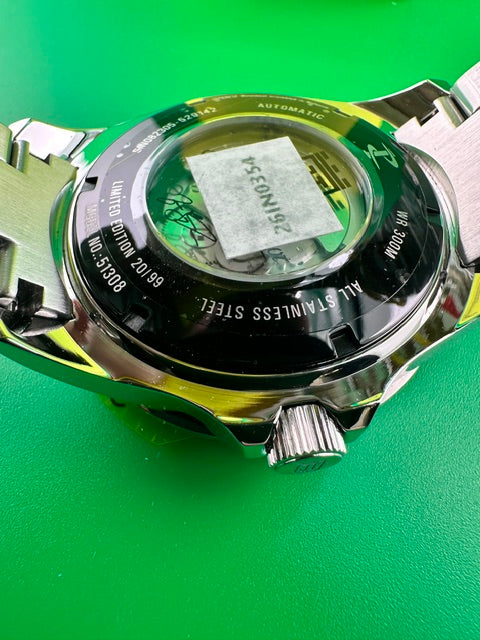 51308 20/99- Invicta JT Nerovia Automatic Men's Watch - 47mm, Steel Tone Case Black Metal Dial Steel Band NH35A #12