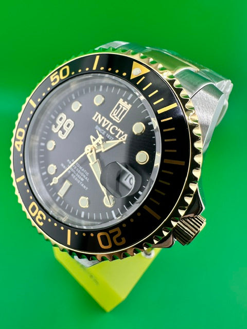 51309-07/99 - Invicta JT Nerovia Automatic Men's Watch - 47mm, Gold and Steel Tone Case Black Metal Dial SteelGold Band NH35A #7
