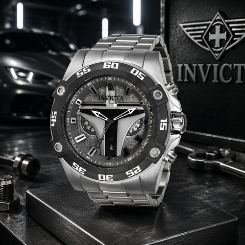 INVICTA STAR WARS MANDALORIAN LIMITED EDITION 52MM QUARTZ WATCH