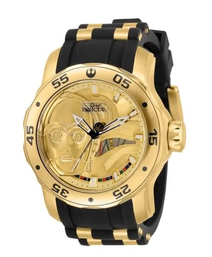 INVICTA STAR WARS LIMITED EDITION C-3PO 48MM QUARTZ WATCH